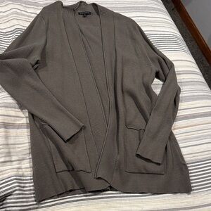 Staccato Taupe Open-Front Knit Cardigan